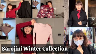 Sarojini Winter Collection Haul 💁🏻‍♀️ [upl. by Antonin]