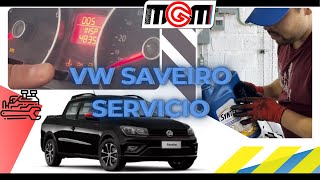 Tutorial Servicio VW SaveiroRobust 16 afinación aceite filtros borrar testigo MANUEL GM [upl. by Yoj]