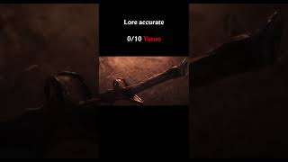 Lore Accurate Yasuo 💀 leagueoflegends [upl. by Lhamaj164]