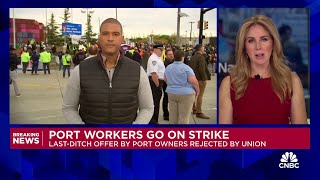 US port workers go on strike Heres what to know [upl. by Publea]