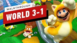 Super Mario 3D World Walkthrough  World 31 Snowball Park [upl. by Buschi]