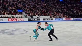 Charlene GuignardMarco Fabbri 2024 FS WC RD fancam [upl. by Svirad217]