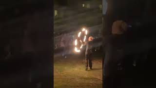 Karpacz fire show part 2 fire cool dangerous [upl. by Enelez]