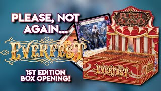 Wheres the Cold Foil  1st Edition Everfest Booster Box Opening [upl. by Naliorf]