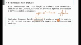 Continuidade  Funções  Matemática 12º Ano [upl. by Arrahs912]