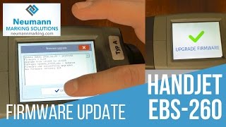 Handjet EBS260 firmware update step by step guide [upl. by Miett]