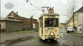 Alte Straßenbahnen in Düsseldorf Am Steinberg [upl. by Masuh]