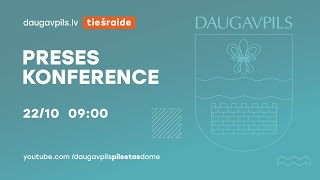 KĀRTĒJĀ PRESES KONFERENCE DAUGAVPILS DOMĒ [upl. by Tnias]