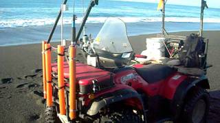 Honda TRX450 foreman fishing quadbike [upl. by Rezal]