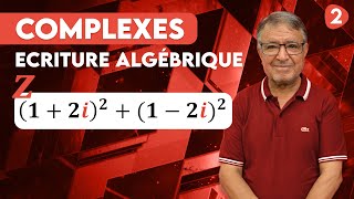 Complexes  Ecriture Algébrique  Ex 2 BAC Terminale [upl. by Ylrac557]