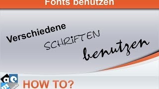 How To  Verschiedene Schriften Installieren und nutzen Tutorial Deutsch Photoshop [upl. by Airetahs]