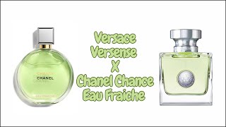 🤔Primos Versace Versense se parece com o Chanel Chance Eau Fraiche EDP chanelchance versace [upl. by Ariella]