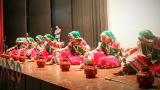 RAJASTHANI FOLK DANCE  TEHRA TAALI  MRIDANG IPCW  RUN JHUN BAJE GHOOGHARA [upl. by Imena]