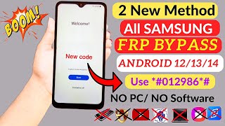 All Samsung 2024 FRP Bypass Code  Android 1213  Remove Google Account  No TalkBack  No Adb Fail [upl. by Leinaj521]