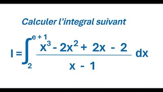 Calcul des intégrales  exercice 4 [upl. by Yrome]