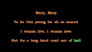 Marilyn Manson  Long Hard Road Out of Hell karaoke version [upl. by Germaine]