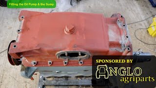 105  TED20  Fitting the Oil Pump amp Sump  with Anglo Agriparts [upl. by Aurita]