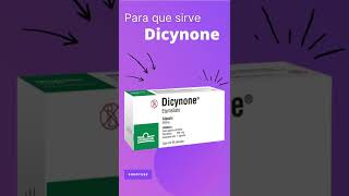 Dicynone para que sirve 💊  ForoTube [upl. by Aneehsyt]