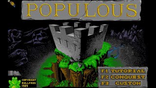 Populous PC98 – Écrantitre Japonais – 1080p [upl. by Halverson]