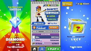 Subway Surfers Rio 2016 Australia Best Score Last Minute Thrilling HD [upl. by Hassin]