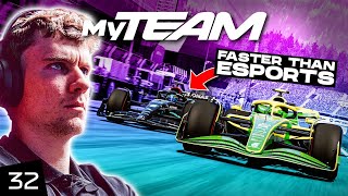 F1 Esports Driver with F1 Esports Setup vs OP AI  F1 23 My Team 32 [upl. by Enomaj]