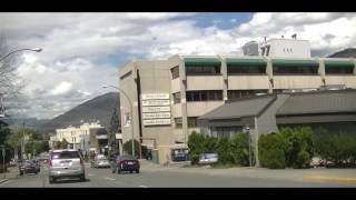 Kamloops BC British Columbia Canada  Driving Through Downtown [upl. by Bern]