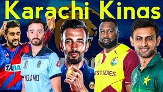 Karachi kings complete squad for psl 9  kk team Pakistan super league 2024  psl all teams kk psl [upl. by Htebirol922]