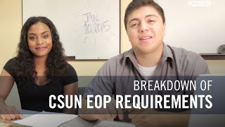 Requirements to apply for EOP at CSU Northridge [upl. by Eolanda]