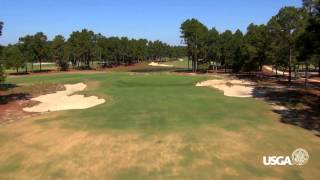 Pinehurst No 2 Flyover Series Hole 15 [upl. by Hgeilyak]