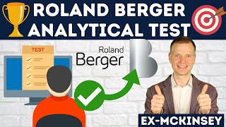 Roland Berger Analytical Test How to crack the RB consulting online test 🎯 [upl. by Bobbie510]