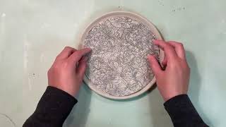 How to create your own custom underglaze transfer [upl. by Namrehs533]