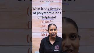 Symbol Of Polyatomic Ions Of Sulphate  Rapid Chemistry 265  Class 9  By Nikki Maam [upl. by Buderus]