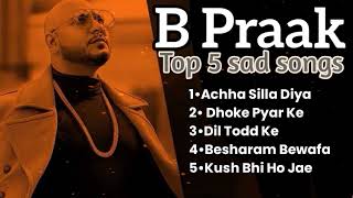 Best Of B Praak Mashup  B Praak sad songs  Top 5 Sad Song  HF Lofi [upl. by Naerda85]