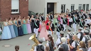 Parademarsch beim Schützenfest 2024 in Geseke Samstag [upl. by Flint]