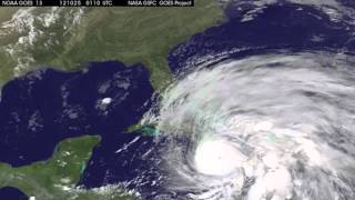 Frankenstorm From Space  Hurricane Sandy Satellite View [upl. by Durrell]