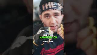 Tamirlan Dadaev ist hochmotiviert für seinen Kampf am 12 Oktober 2024 gegen Patrick Rainer🥊 [upl. by Bale]