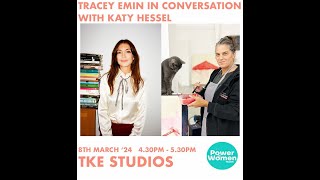 Katy Hessel in conversation with Tracey Emin CBE RA TKE Studios Margate [upl. by Earas]