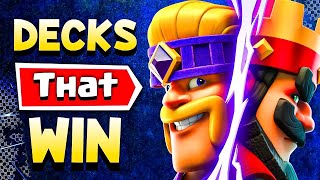 Decks That WIN  Clash Royale clashroyale [upl. by Fillander29]