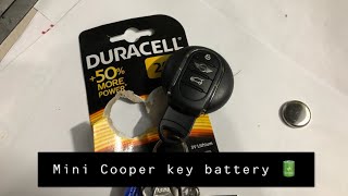 Mini Cooper key fob battery [upl. by Rotkiv]