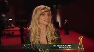 Michelle Hunziker im Interview  Goldene Kamera 2014 [upl. by Narak]