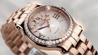 HAPPY DIAMONDS  Happy Sport Ethical Rose Gold Timepiece [upl. by Asirehc]