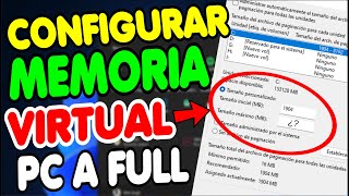 Configurar MEMORIA VIRTUAL para WINDOWS 10 Y 11 OPTIMIZA EL RENDIMIENTO de la RAM  2023 [upl. by Accisej]