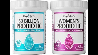 Physicians CHOICE Probiotics 60 Billion CFU amp Womens Prebiotics amp Probiotics Bundle [upl. by Atinwahs425]