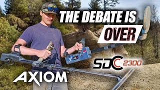 This is NOT What I Expected  Minelab SDC 2300 vs Garrett Axiom [upl. by Florine]