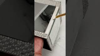 Crafting with Mirrors Glitter amp Gems Part 1  Glam Home Deor DIY [upl. by Naul]