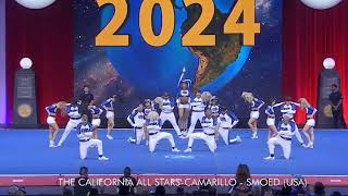 California Allstars Smoed Finals at The Cheerleading Worlds 2024 [upl. by Eelrihs617]