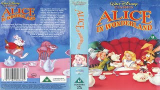 Disney VHS intro UK  Alice in Wonderland 1951 [upl. by Neural]