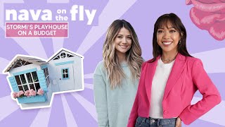 ‘Nava on the Fly’ Remaking Kylie Jenner’s Playhouse for Stormi Using Cardboard with Madison Fisher [upl. by Buke]