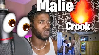 Malie  Crook  REACTION🔥 [upl. by Anelav625]