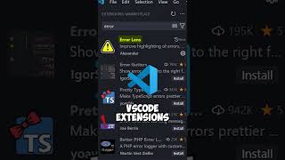 Visual Studio Code Extensions Pt2 vscode programming shorts [upl. by Pricilla]